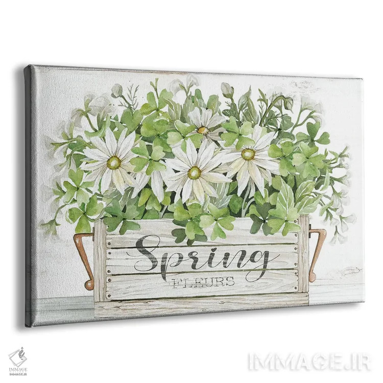 تابلو گلهای بهاری اثر سیندی جیکوبز - نمای پرسپکتیو محصول