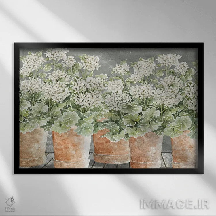 تابلو همه در یک صف شمارهٔ دو اثر سیندی جیکوبز - نمای قابدار مشکی