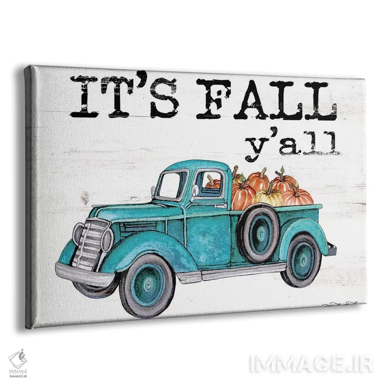 تابلو پاییز شده دوستان اثر سیندی جیکوبز - نمای پرسپکتیو محصول