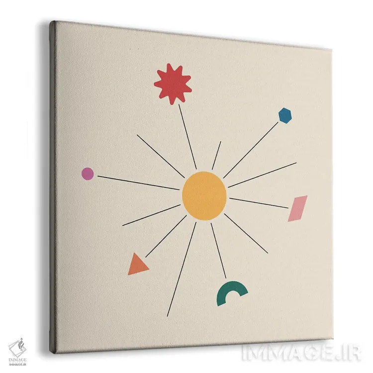 تابلو آگاهی اثر کارمن جابیر - نمای پرسپکتیو محصول