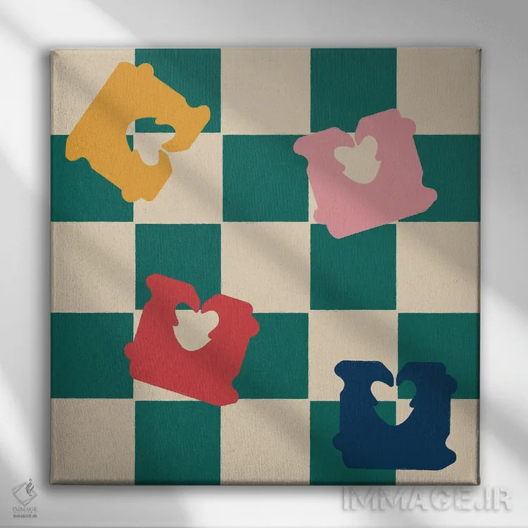 تابلو تاریخ انقضا اثر کارمن جابیر - نمای روبهرو روی دیوار