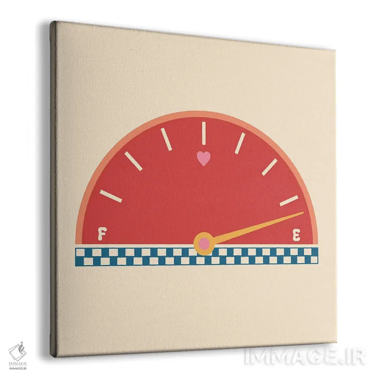 تابلو سنجش قلب اثر کارمن جابیر - نمای پرسپکتیو محصول