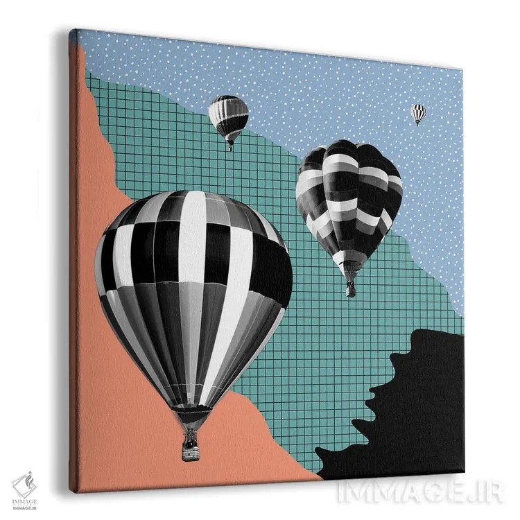 تابلو و حرکت میکنیم اثر کارمن جابیر - نمای پرسپکتیو محصول