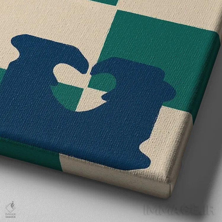 تابلو تاریخ انقضا اثر کارمن جابیر - نمای نزدیک بافت بوم