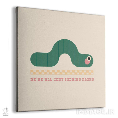 تابلو آهسته پیش رفتن اثر کارمن جابیر - نمای پرسپکتیو محصول