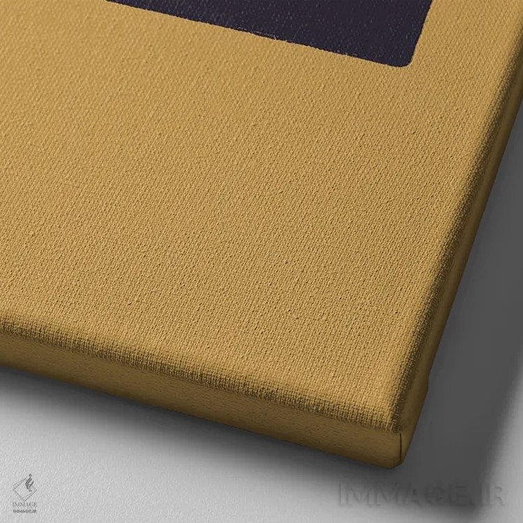 تابلو خودت را جمع و جور کن اثر کارمن جابیر - نمای نزدیک بافت بوم