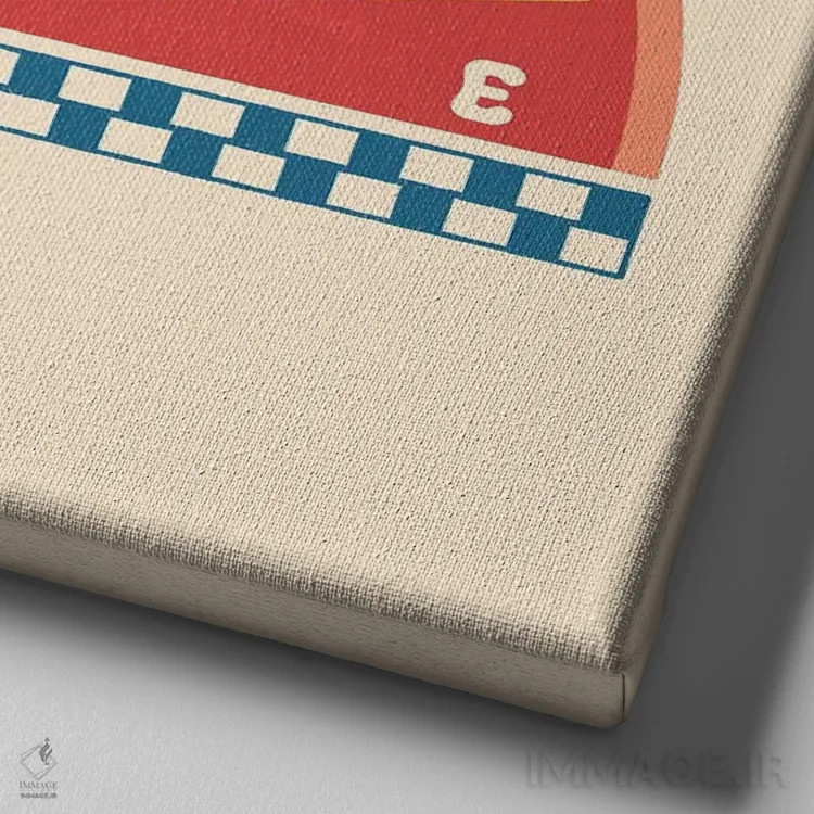 تابلو سنجش قلب اثر کارمن جابیر - نمای نزدیک بافت بوم