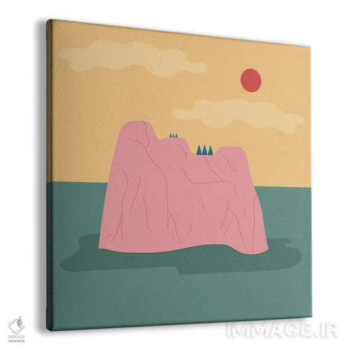 تابلو جزیره اثر کارمن جابیر - نمای پرسپکتیو محصول