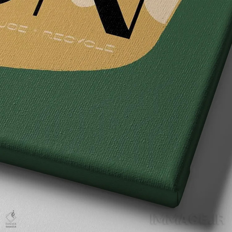 تابلو بائون (میانوعده یا غذای خانگی فیلیپینی) اثر کارمن جابیر - نمای نزدیک بافت بوم