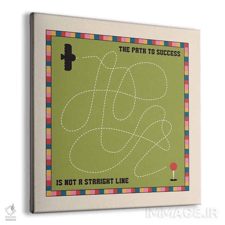 تابلو مسیر موفقیت اثر کارمن جابیر - نمای پرسپکتیو محصول