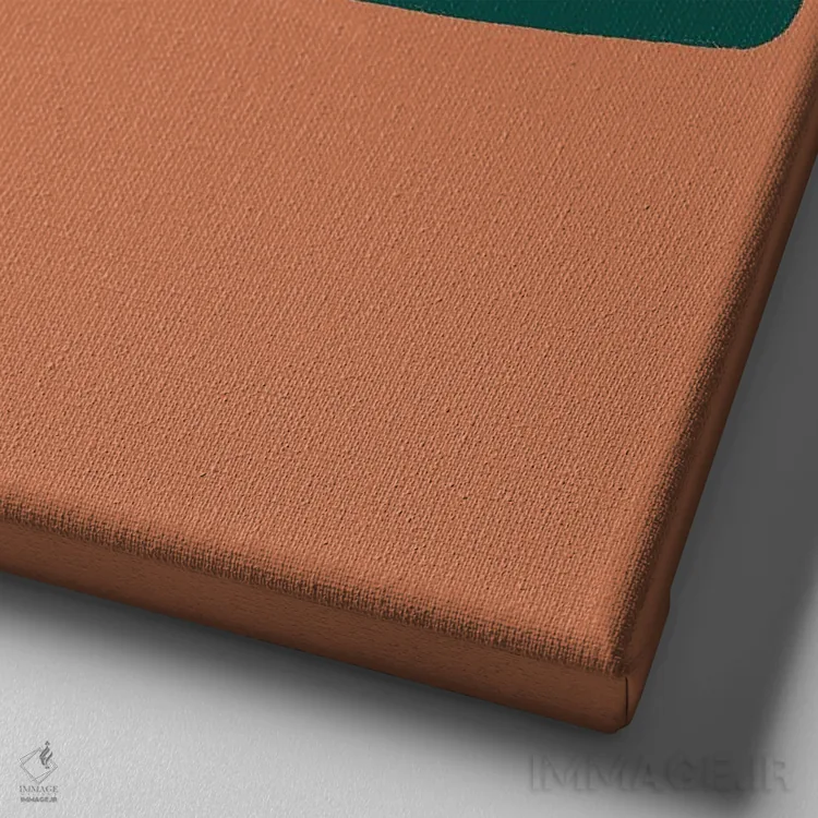 تابلو ناهمگون اثر کارمن جابیر - نمای نزدیک بافت بوم