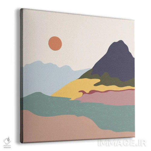 تابلو قله اثر کارمن جابیر - نمای پرسپکتیو محصول