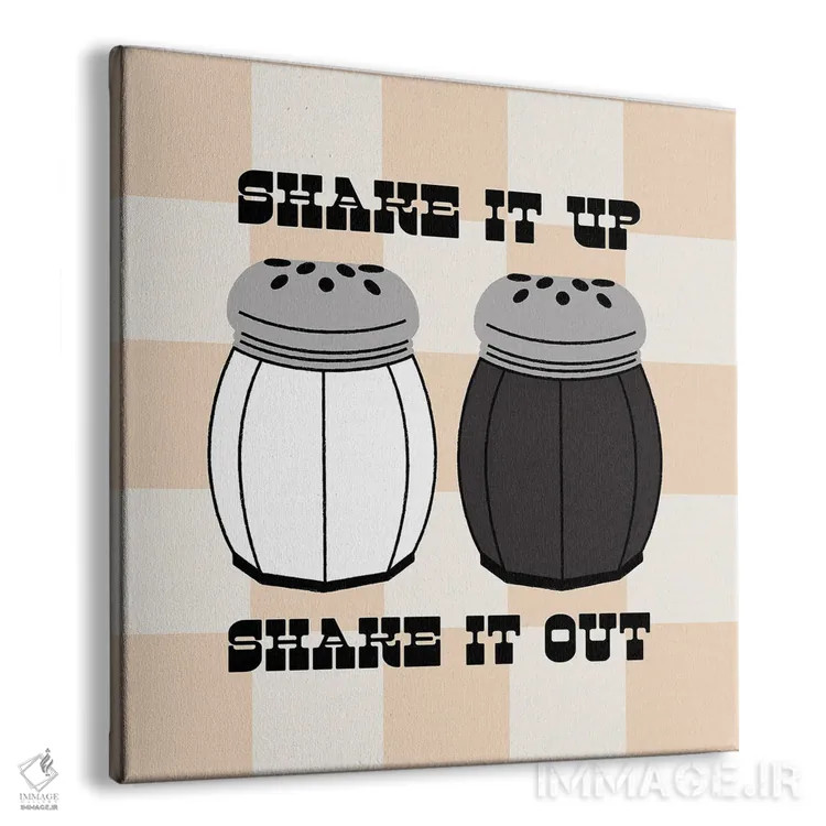 تابلو تکان بده اثر کارمن جابیر - نمای پرسپکتیو محصول