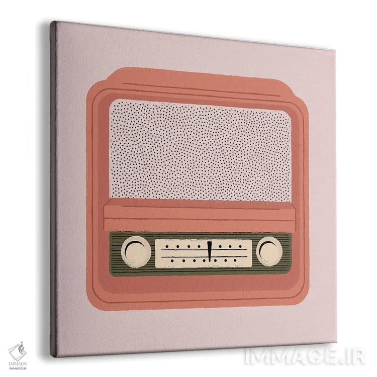 تابلو رادیو اثر کارمن جابیر - نمای پرسپکتیو محصول