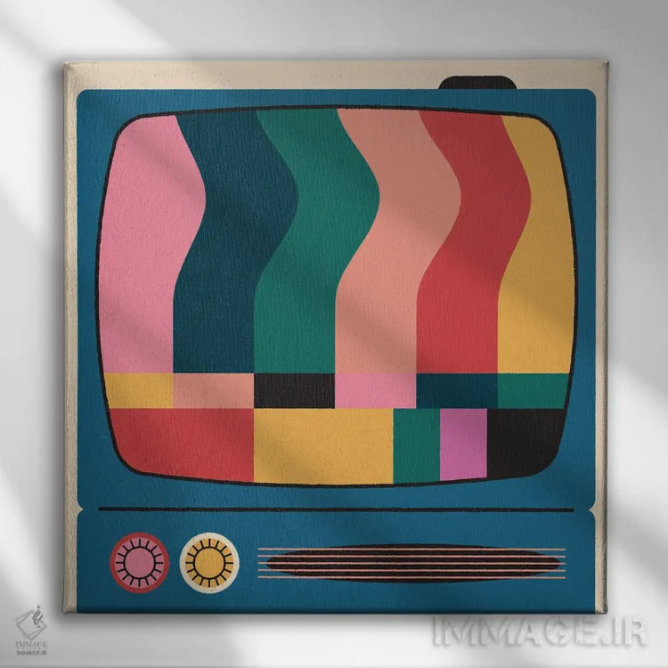 تابلو در حالت آمادهباش اثر کارمن جابیر - نمای روبهرو روی دیوار