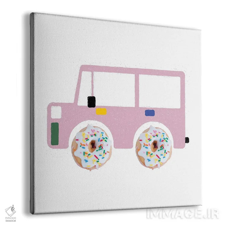 تابلو سواری باحال اثر کارمن جابیر - نمای پرسپکتیو محصول