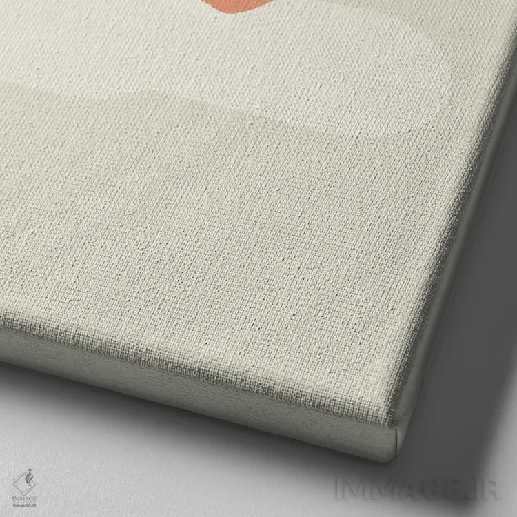 تابلو بعداً میبینمت اثر کارمن جابیر - نمای نزدیک بافت بوم