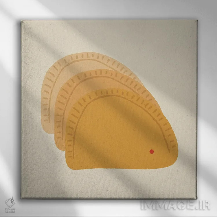 تابلو کتلت تند اثر کارمن جابیر - نمای روبهرو روی دیوار
