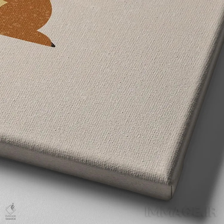 تابلو آهسته و پیوسته اثر کارمن جابیر - نمای نزدیک بافت بوم