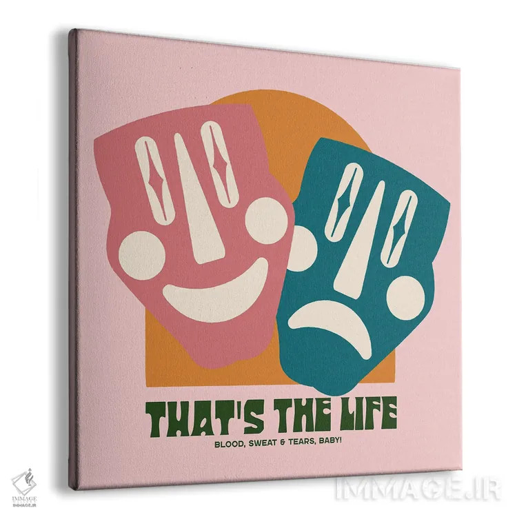 تابلو این است زندگی اثر کارمن جابیر - نمای پرسپکتیو محصول