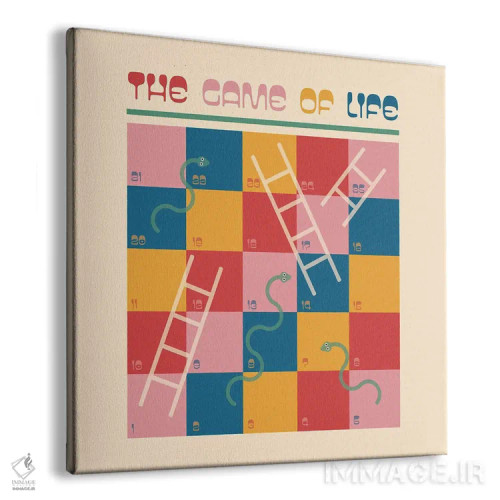 تابلو بالا و پایین اثر کارمن جابیر - نمای پرسپکتیو محصول