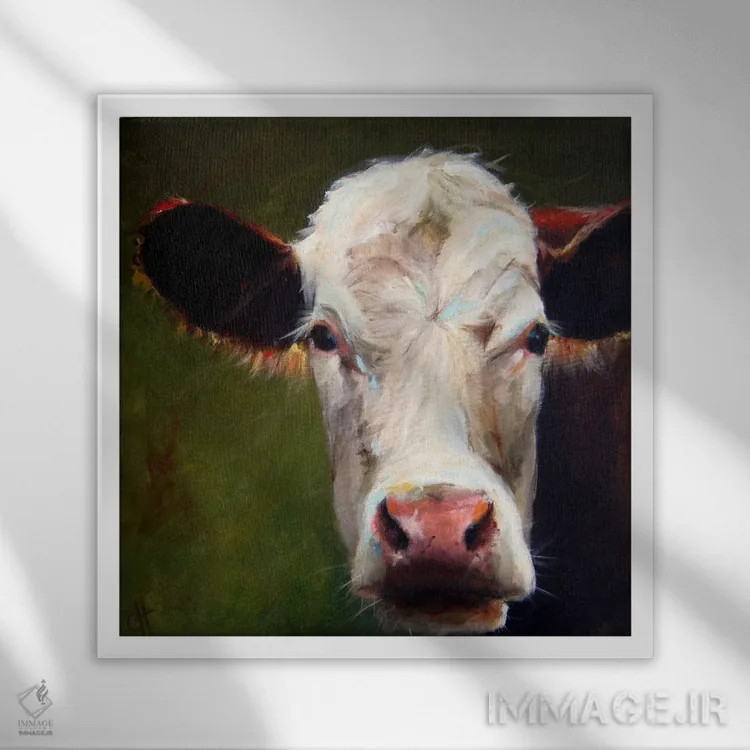 تابلو فرانسیس (نام زنانه) اثر کاری جی هامفری - نمای قابدار سفید