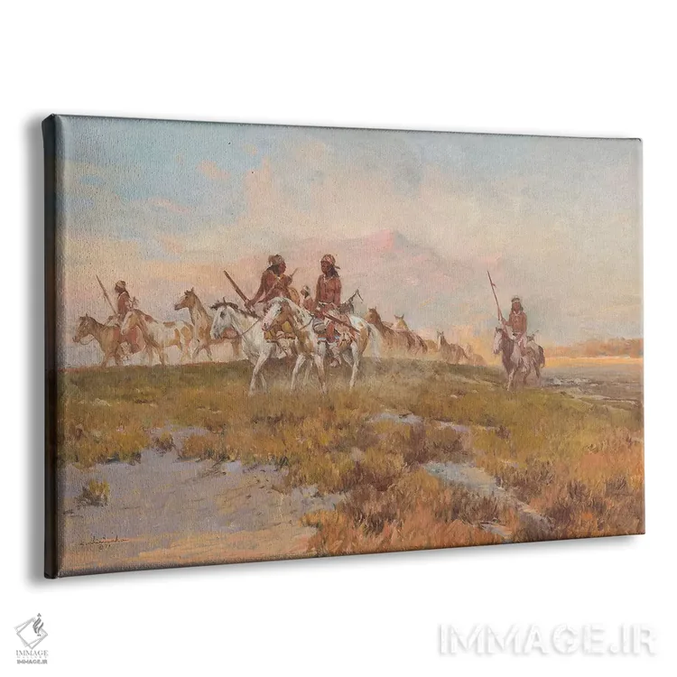 تابلو بازگشت از حمله اثر ارنست چیریاکا - نمای پرسپکتیو محصول