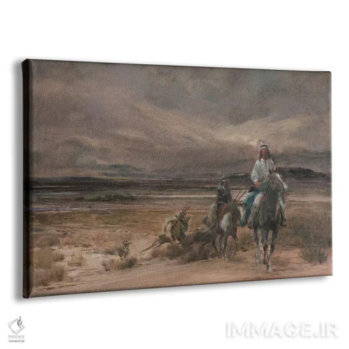 تابلو سواران در طوفان اثر ارنست چیریاکا - نمای پرسپکتیو محصول