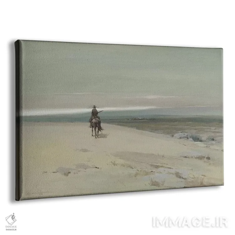 تابلو سوار تنها اثر ارنست چیریاکا - نمای پرسپکتیو محصول