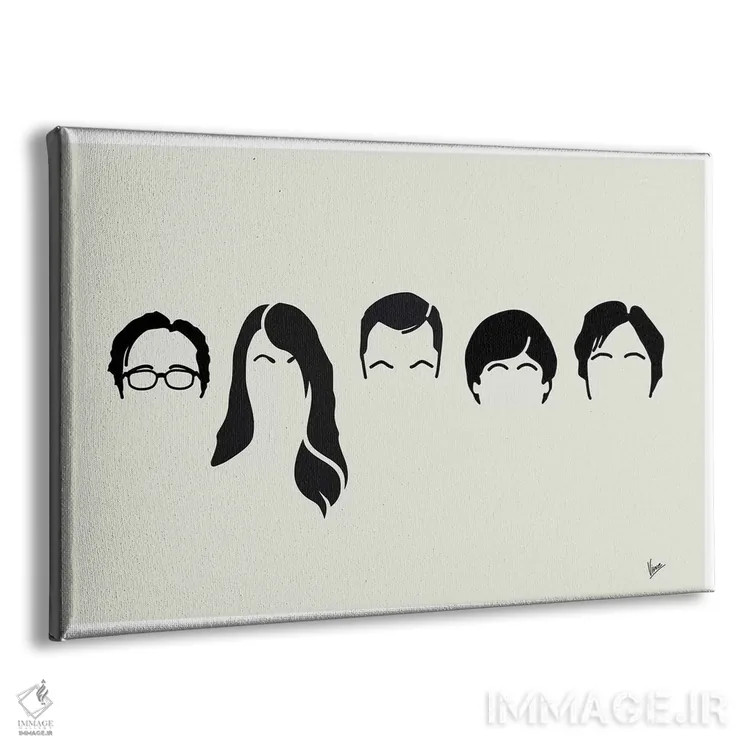 تابلو نظریهٔ موی بیگ بنگ (طنز علمی) اثر چانکونگ - نمای پرسپکتیو محصول