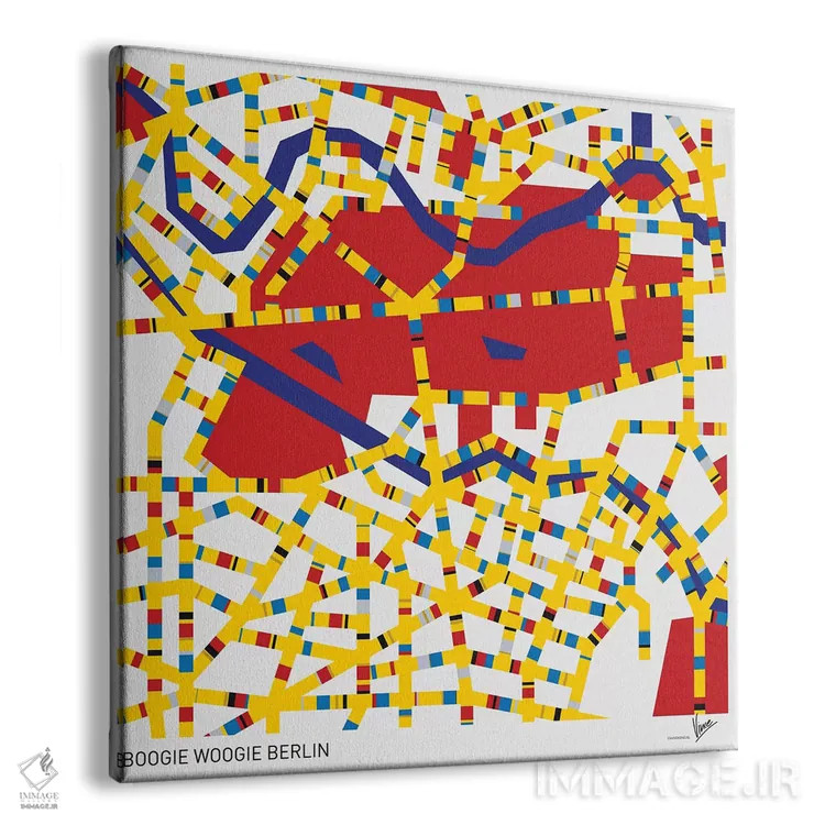 تابلو بوگی ووگی برلین (هنر مفهومی) اثر چانکونگ - نمای پرسپکتیو محصول