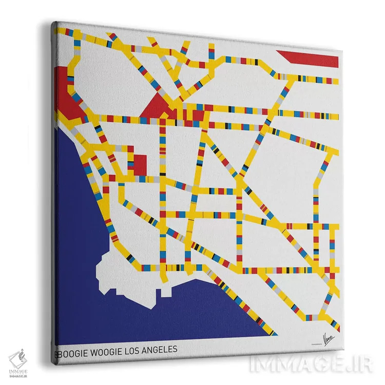 تابلو بوگی ووگی لسآنجلس (هنر مفهومی) اثر چانکونگ - نمای پرسپکتیو محصول