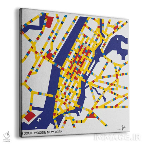 تابلو بوگی ووگی نیویورک (هنر مفهومی) اثر چانکونگ - نمای پرسپکتیو محصول