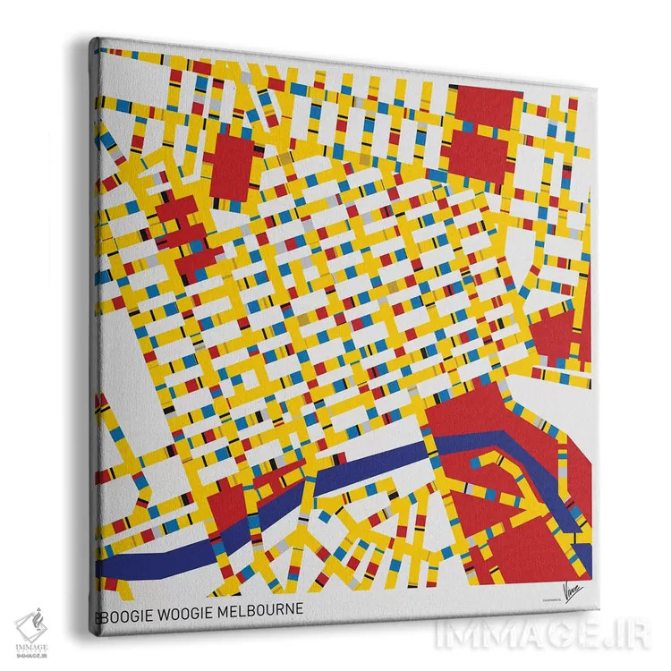 تابلو بوگی ووگی ملبورن (هنر مفهومی) اثر چانکونگ - نمای پرسپکتیو محصول