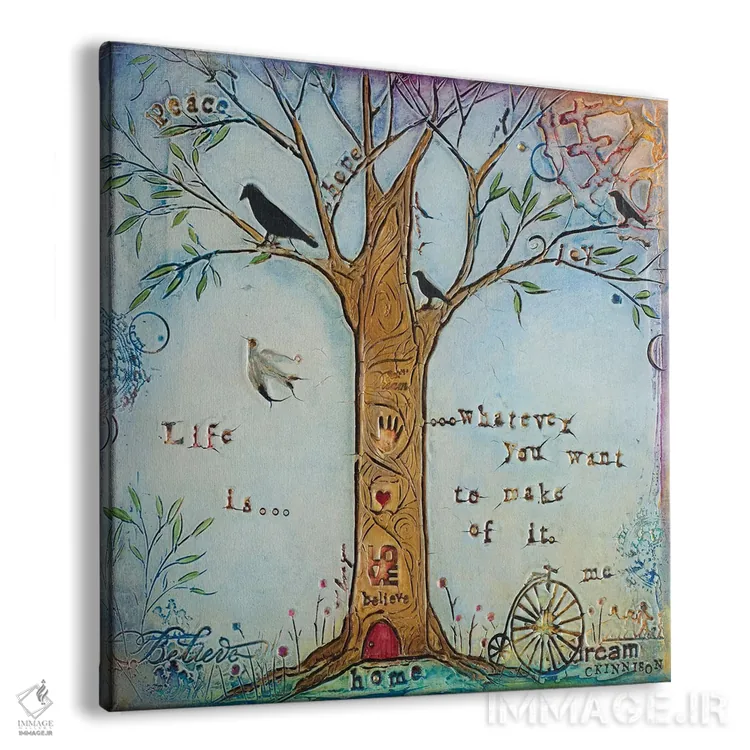 تابلو چیزهای بزرگ II اثر کارولین کینیسون - نمای پرسپکتیو محصول