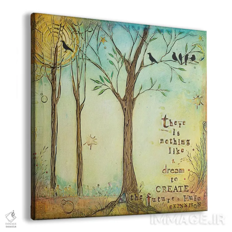 تابلو به عقب نگاه نکن I اثر کارولین کینیسون - نمای پرسپکتیو محصول