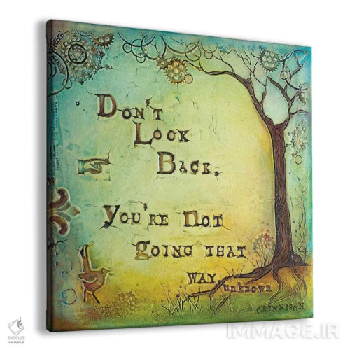 تابلو به عقب نگاه نکن II اثر کارولین کینیسون - نمای پرسپکتیو محصول