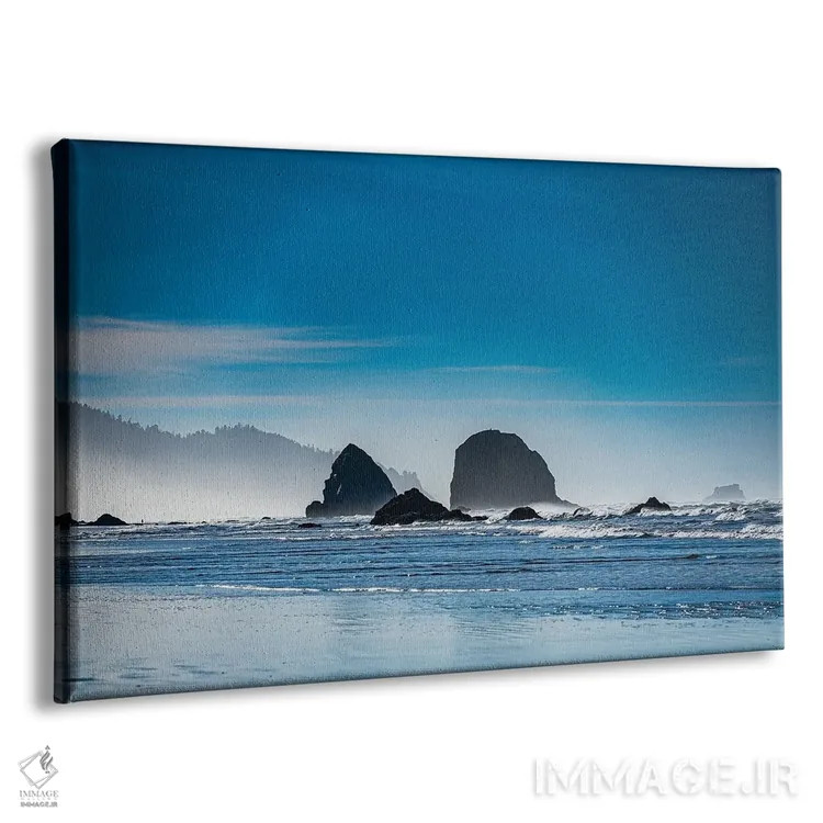 تابلو مه در ساحل کنن اثر کت کریگن - نمای پرسپکتیو محصول