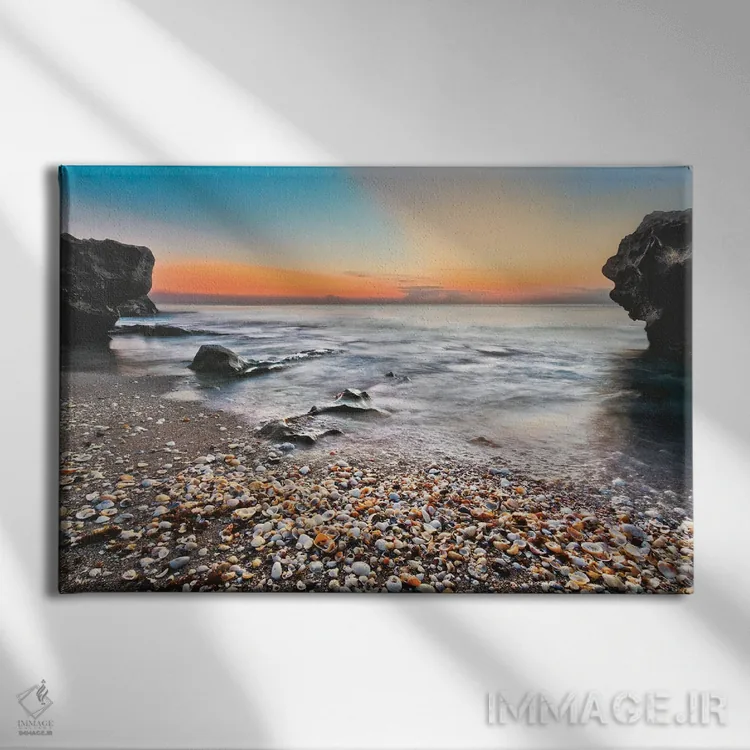 تابلو شهر صدفی اثر گالری سلبرِیت لایف (گالری هنری) - نمای روبهرو روی دیوار