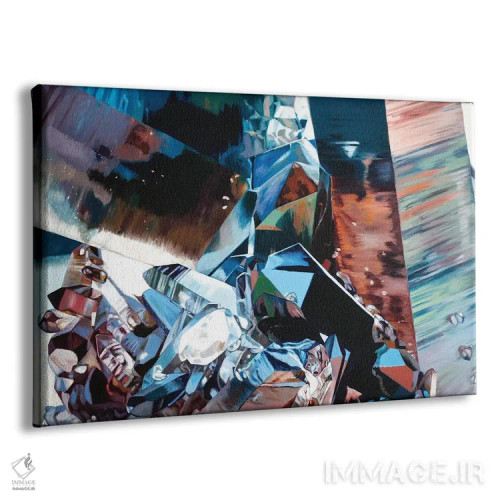 تابلو کوارتز دودی تیره اثر کلویی هدن - نمای پرسپکتیو محصول