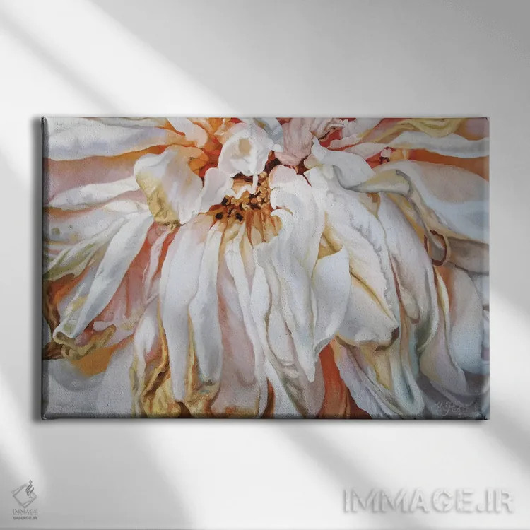 تابلو رز پژمرده اثر کلویی هدن - نمای روبهرو روی دیوار