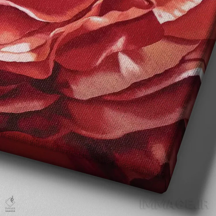 تابلو شهامت قلب اثر کلویی هدن - نمای نزدیک بافت بوم