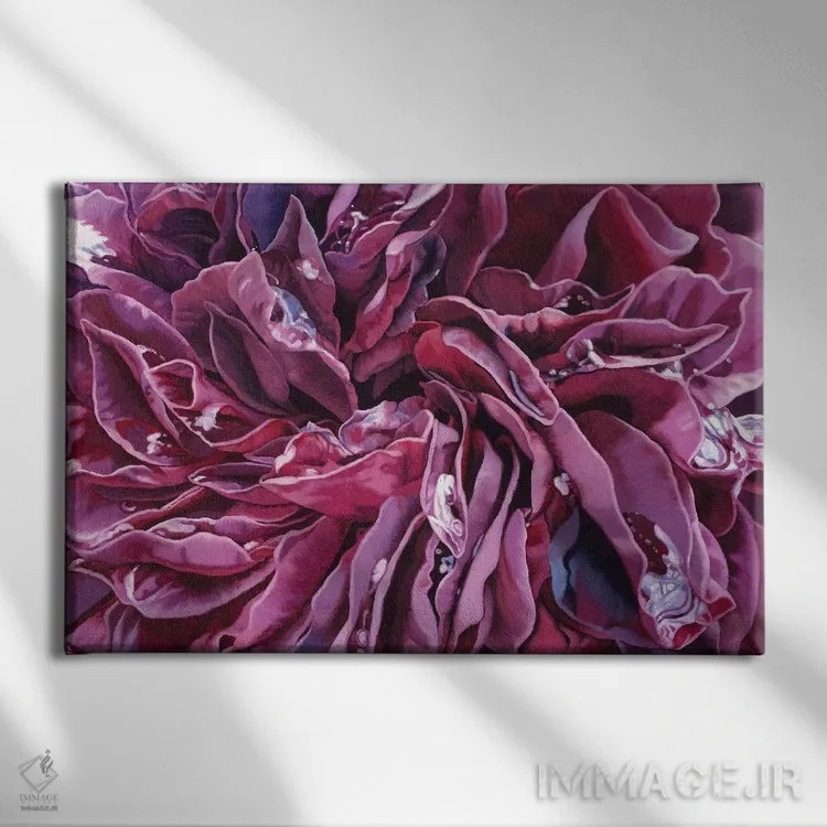 تابلو آگاپه (عشق الهی) اثر کلویی هدن - نمای روبهرو روی دیوار