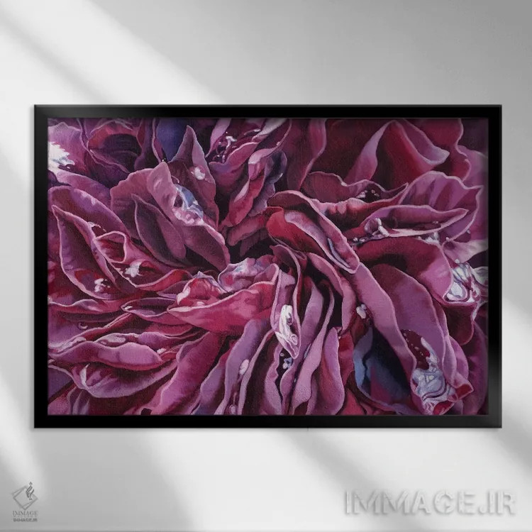 تابلو آگاپه (عشق الهی) اثر کلویی هدن - نمای قابدار مشکی