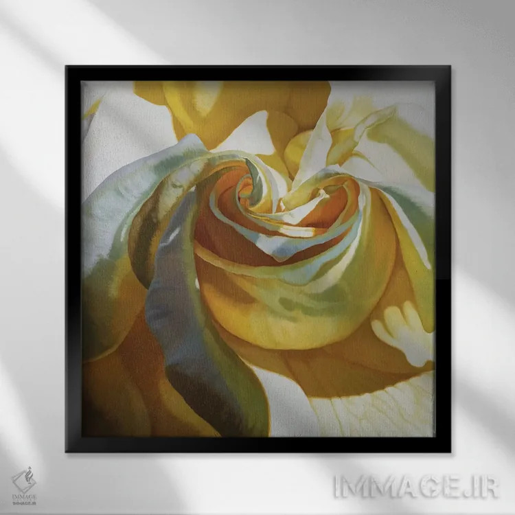 تابلو صمیمیت II اثر کلویی هدن - نمای قابدار مشکی