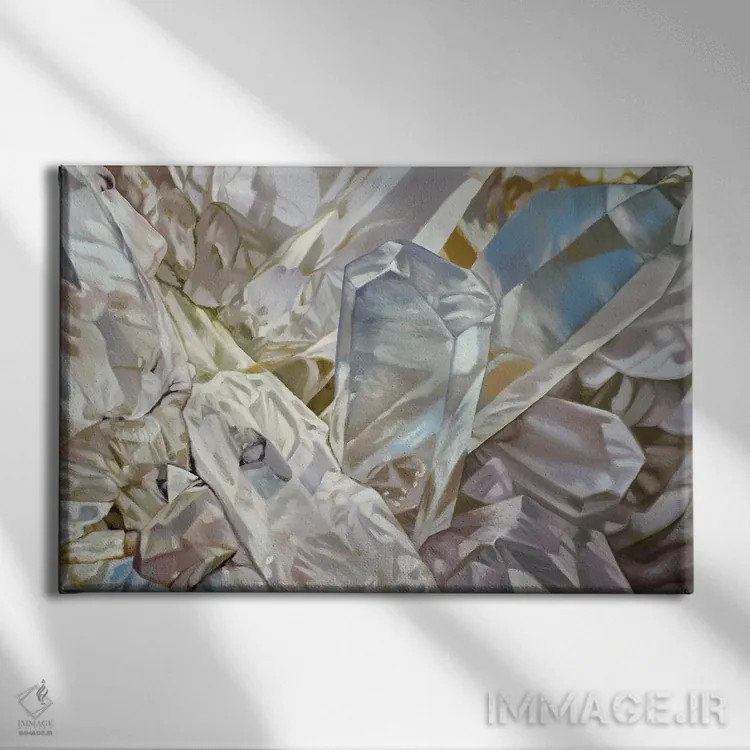 تابلو کوارتز I اثر کلویی هدن - نمای روبهرو روی دیوار