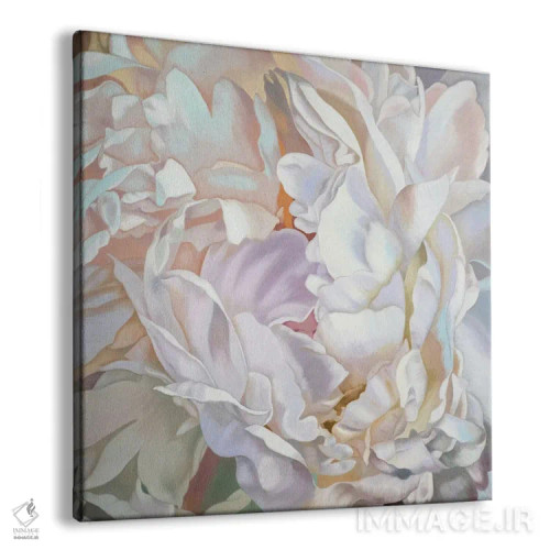 تابلو صد تومانی سفید اثر کلویی هدن - نمای پرسپکتیو محصول