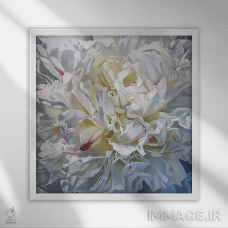 تابلو صد تومانی سالت اسپرینگ V اثر کلویی هدن - نمای قابدار سفید