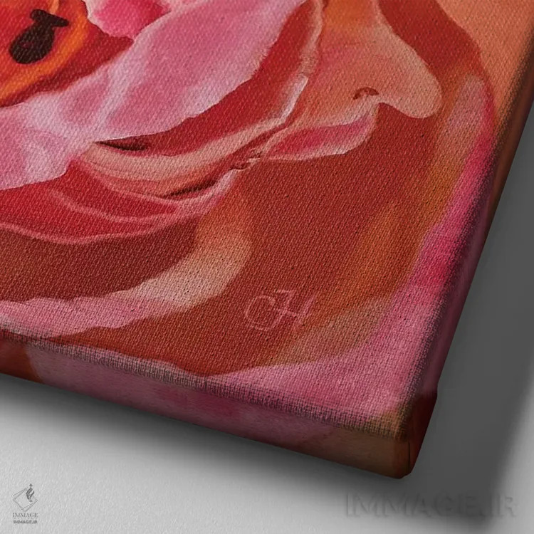 تابلو اعتماد اثر کلویی هدن - نمای نزدیک بافت بوم