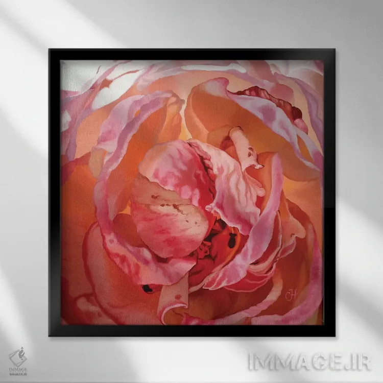 تابلو اعتماد اثر کلویی هدن - نمای قابدار مشکی